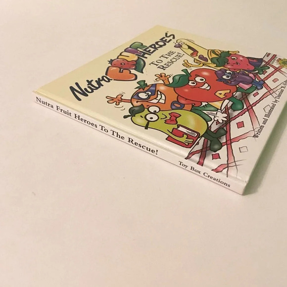 Vintage 1998 Nutra Fruit Heroes to the Rescue Healthy Book For Kids - Picture 3 of 16